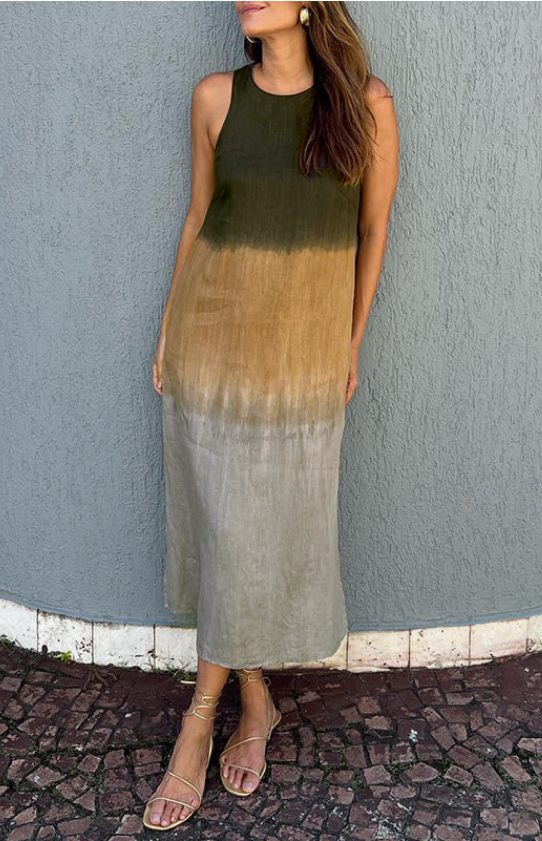 Mira – Elegant Printed Dress