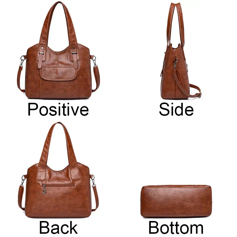 Lea - Handbag With Multiple Pockets