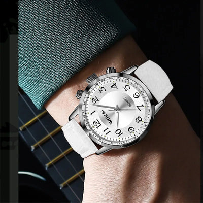 Sporty Casual White Watch