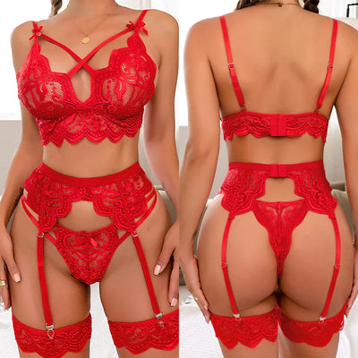 Mariana - 3-Piece French Lingerie Set