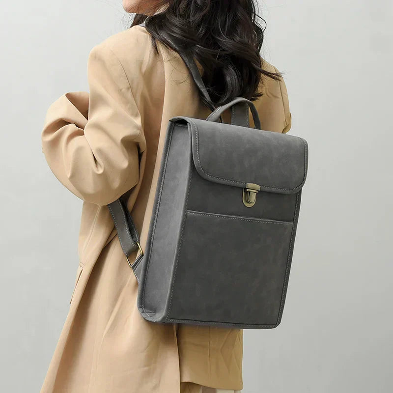 Abby - Suede Backpack