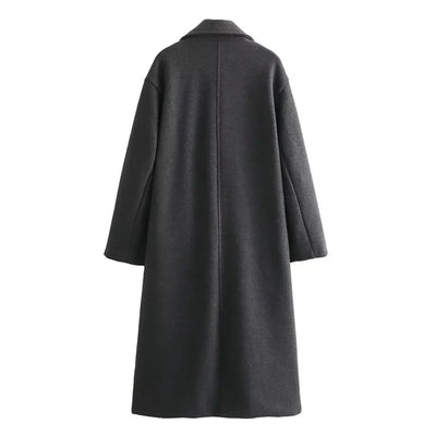 Ava - Chic Long Coat Jacket
