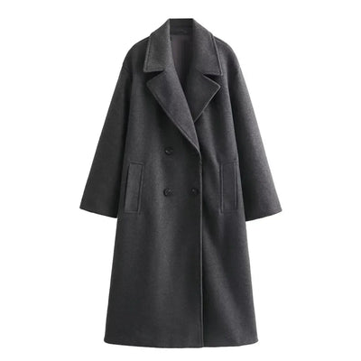 Ava - Chic Long Coat Jacket
