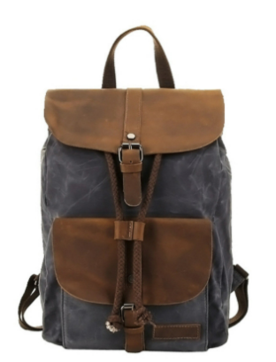 Oslo - Waxed canvas backpack