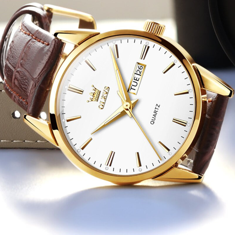 Luxurious Leather Business Watch