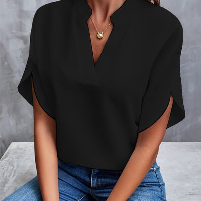 Lena | Luxe V-Neck Blouse