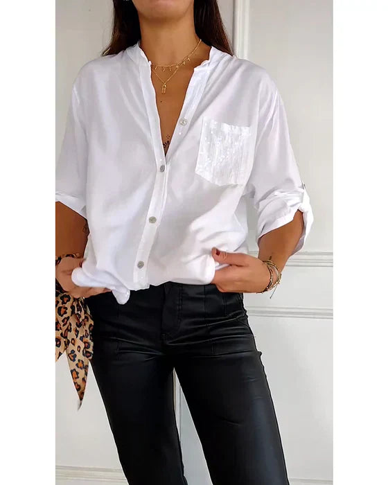 Liza | Sparkle Sequin Blouse