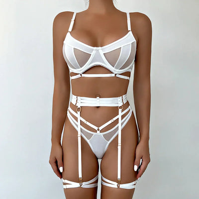 Adriana - 3-Piece French Lingerie Set
