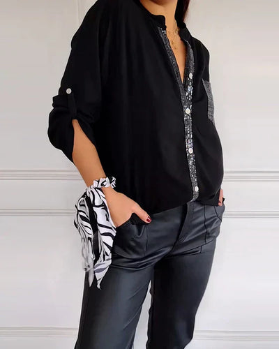 Liza | Sparkle Sequin Blouse