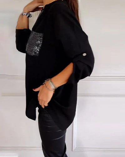 Liza | Sparkle Sequin Blouse