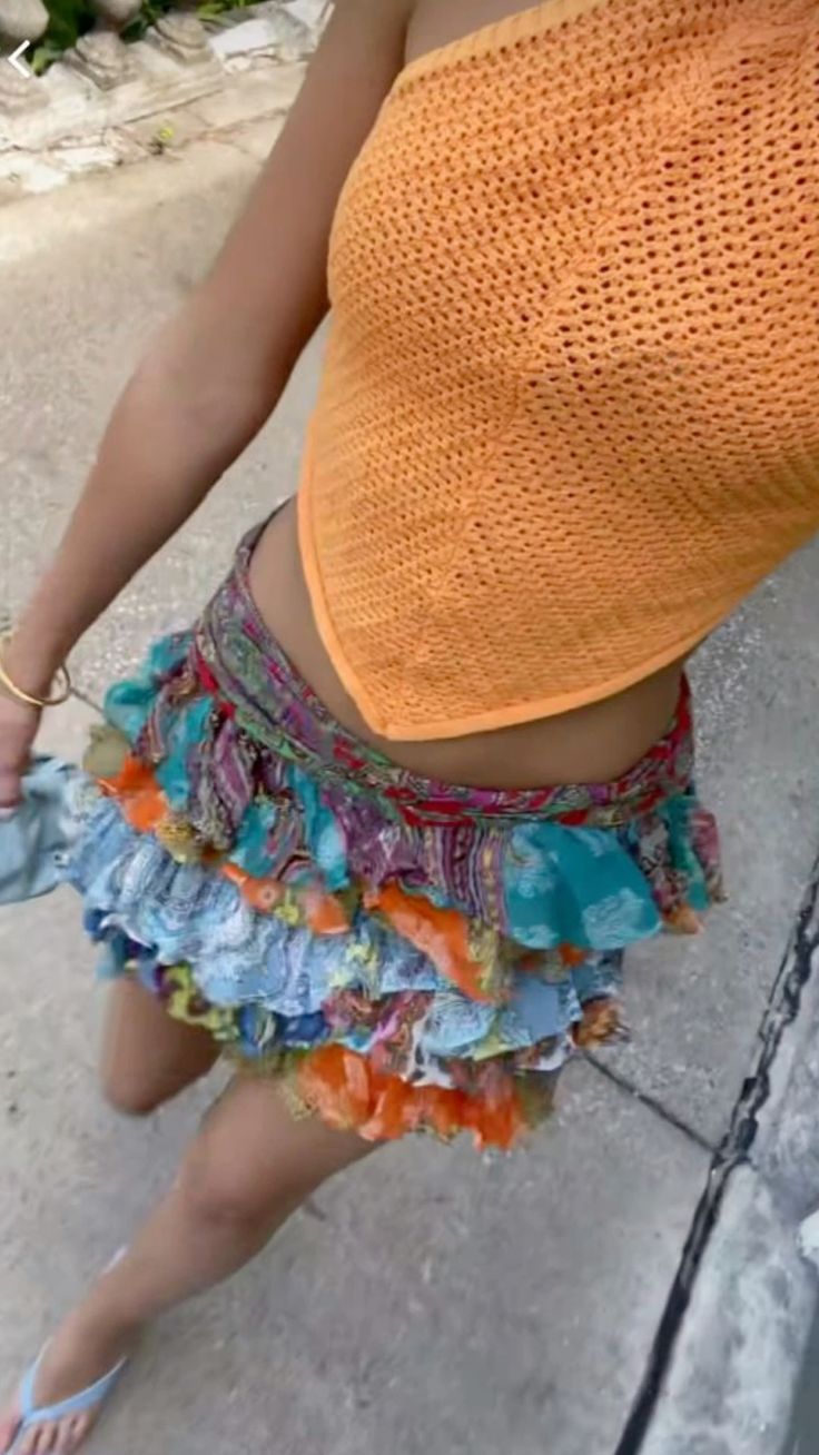 Ezra | Tiered Ruffle Mini Skirt