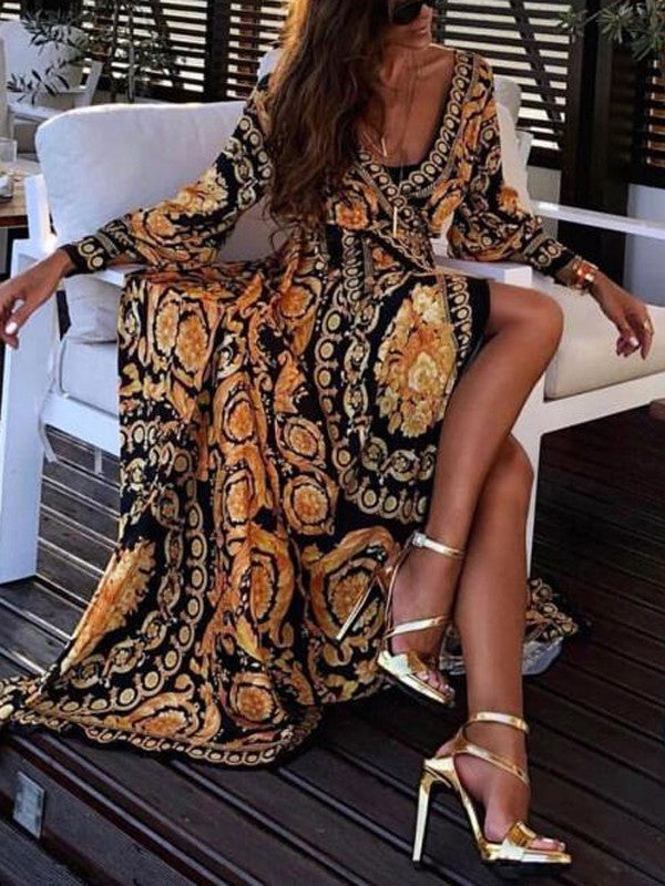 Boho Printed Dress