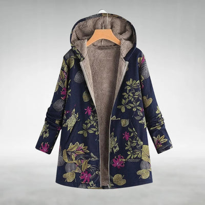 Andrea - Stylish Floral Fleece Jacket