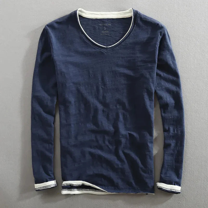Noel™ - Long-Sleeve Cotton Shirt