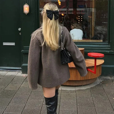 Tessa - Wool Coat With Lapels