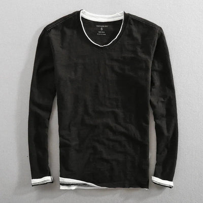 Noel™ - Long-Sleeve Cotton Shirt