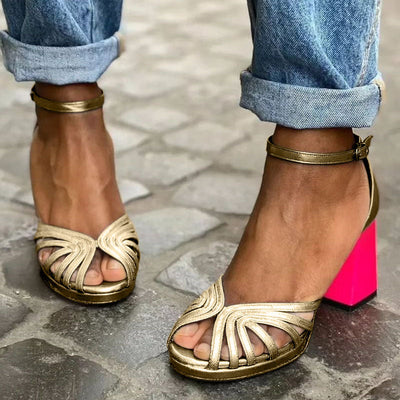 Soise™ – Classic Sandals with Ankle Strap and Open Toe