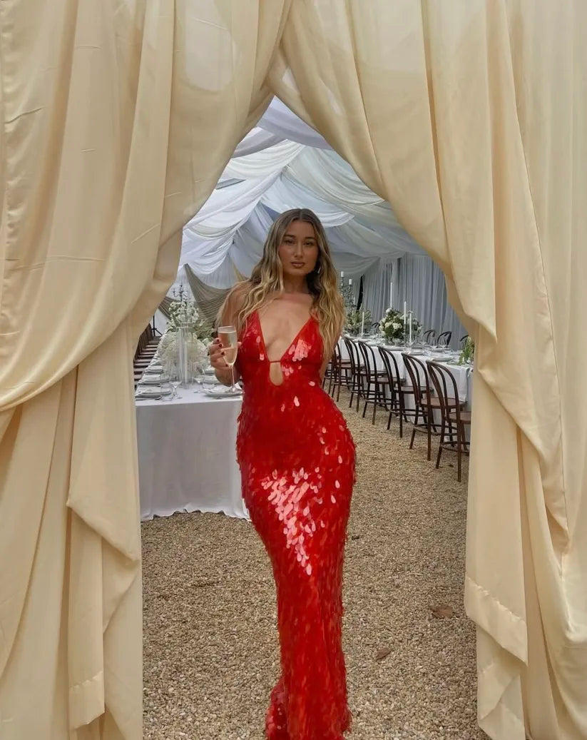 Serena | Luxe Sequin Mermaid Maxi Dress