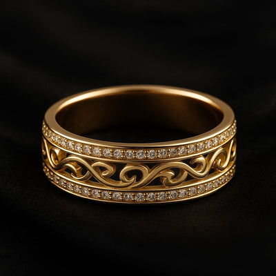 Elegant Golden Ring Hohloha Hellera – Luxury Accessory for All Occasions