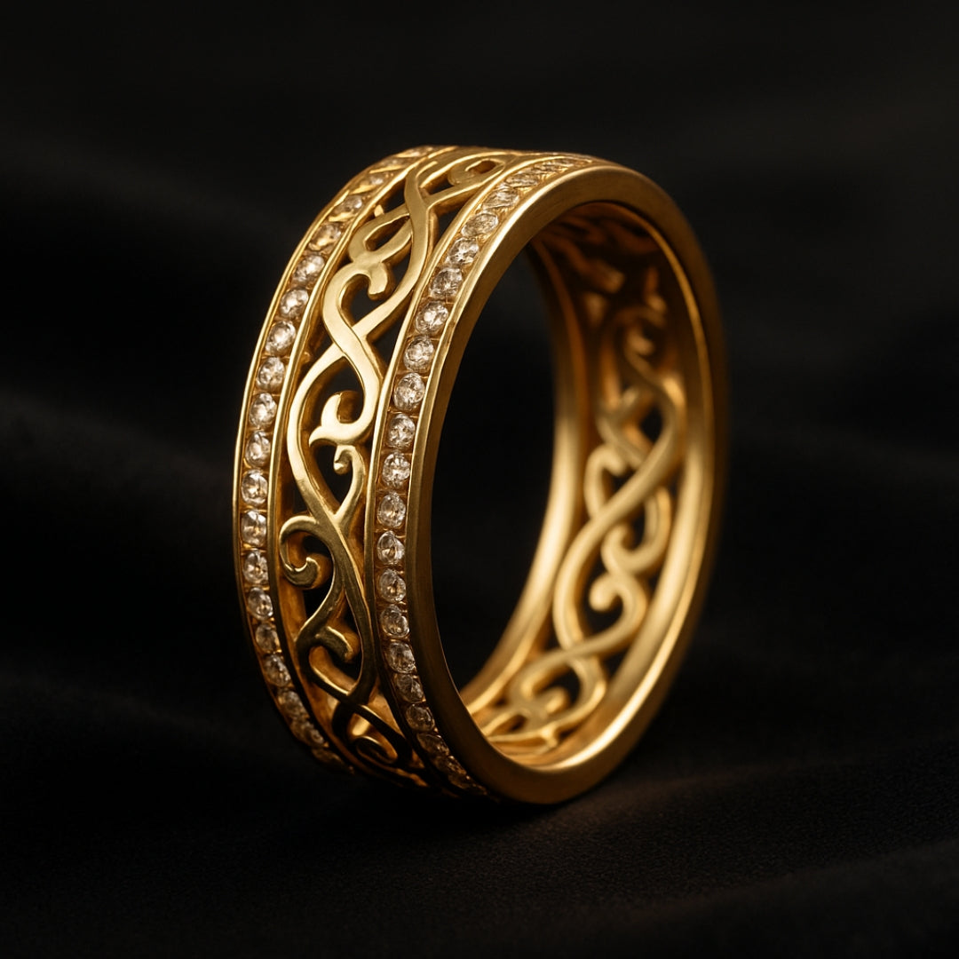 Elegant Golden Ring Hohloha Hellera – Luxury Accessory for All Occasions
