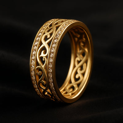 Elegant Golden Ring Hohloha Hellera – Luxury Accessory for All Occasions