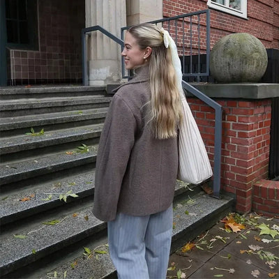Tessa - Wool Coat With Lapels