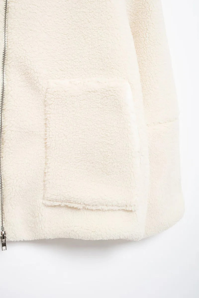 Lisa - Oversized Warm Fleece Jacket