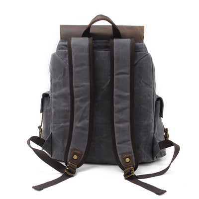 Copenhagen - Backpack made from wax-coated canvas