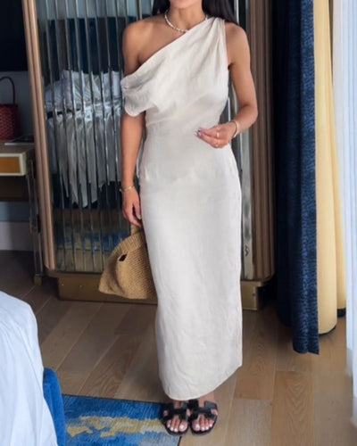 Geraldine - Stunning Off Shoulder Maxi Dress