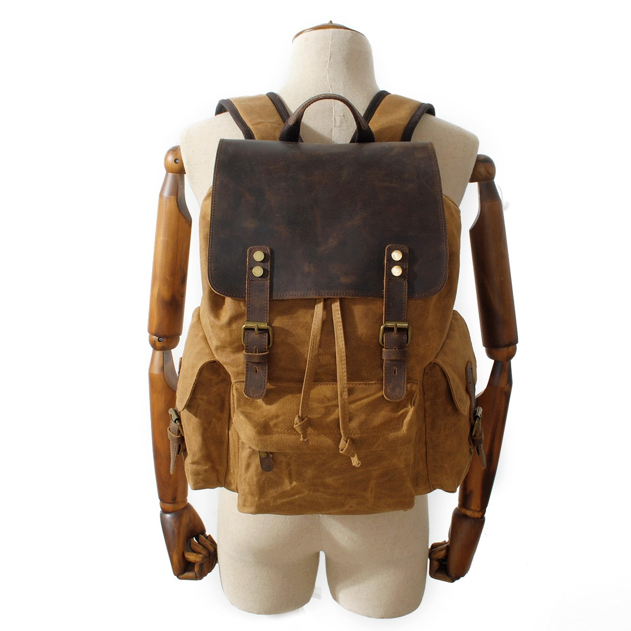 Copenhagen - Backpack made from wax-coated canvas
