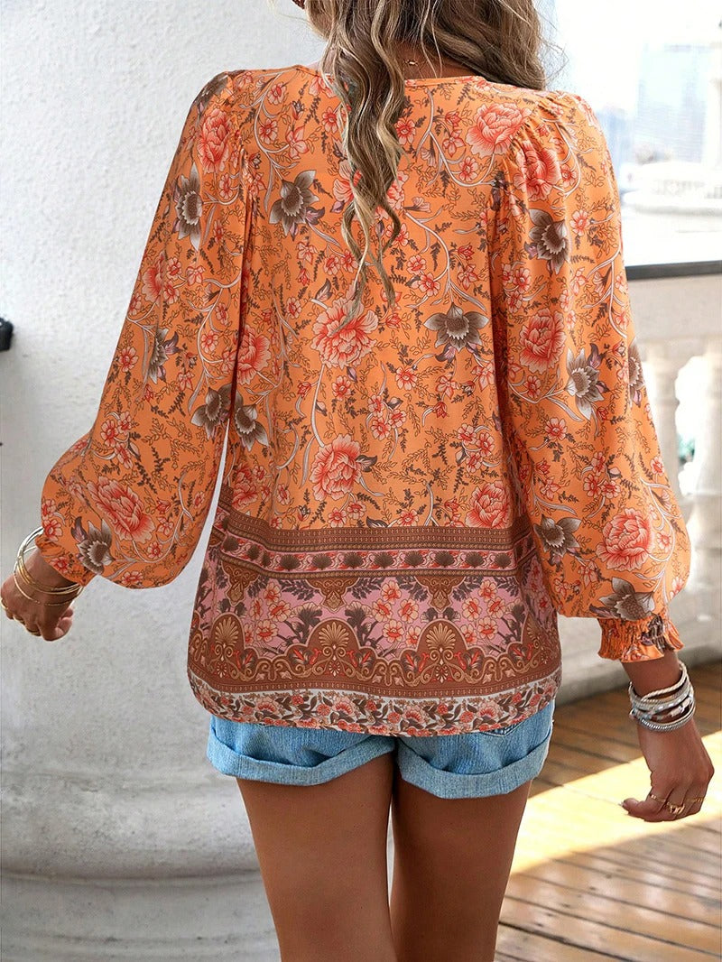 Maya | Summer Floral Blouse