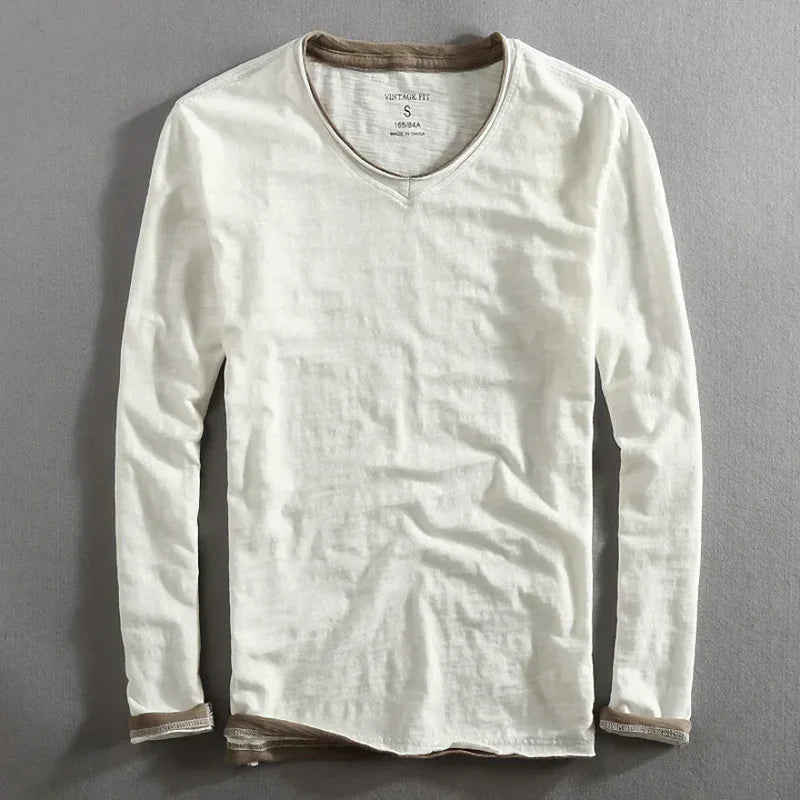 Noel™ - Long-Sleeve Cotton Shirt