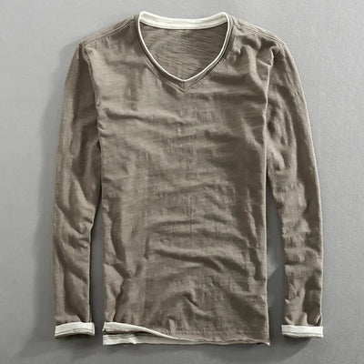Noel™ - Long-Sleeve Cotton Shirt