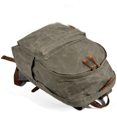 Amsterdam - Vintage Canvas Backpack
