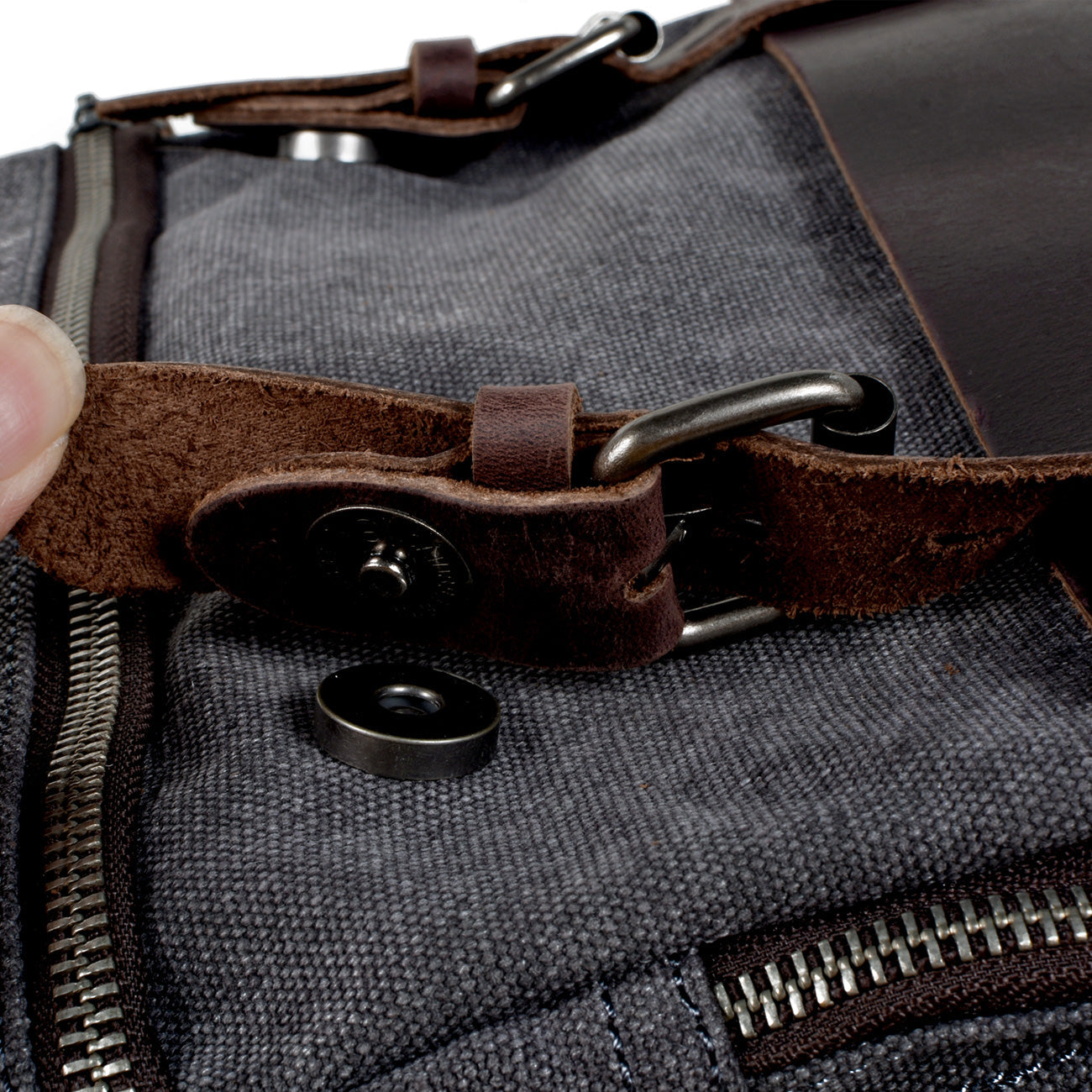 Reine - Cotton canvas backpack
