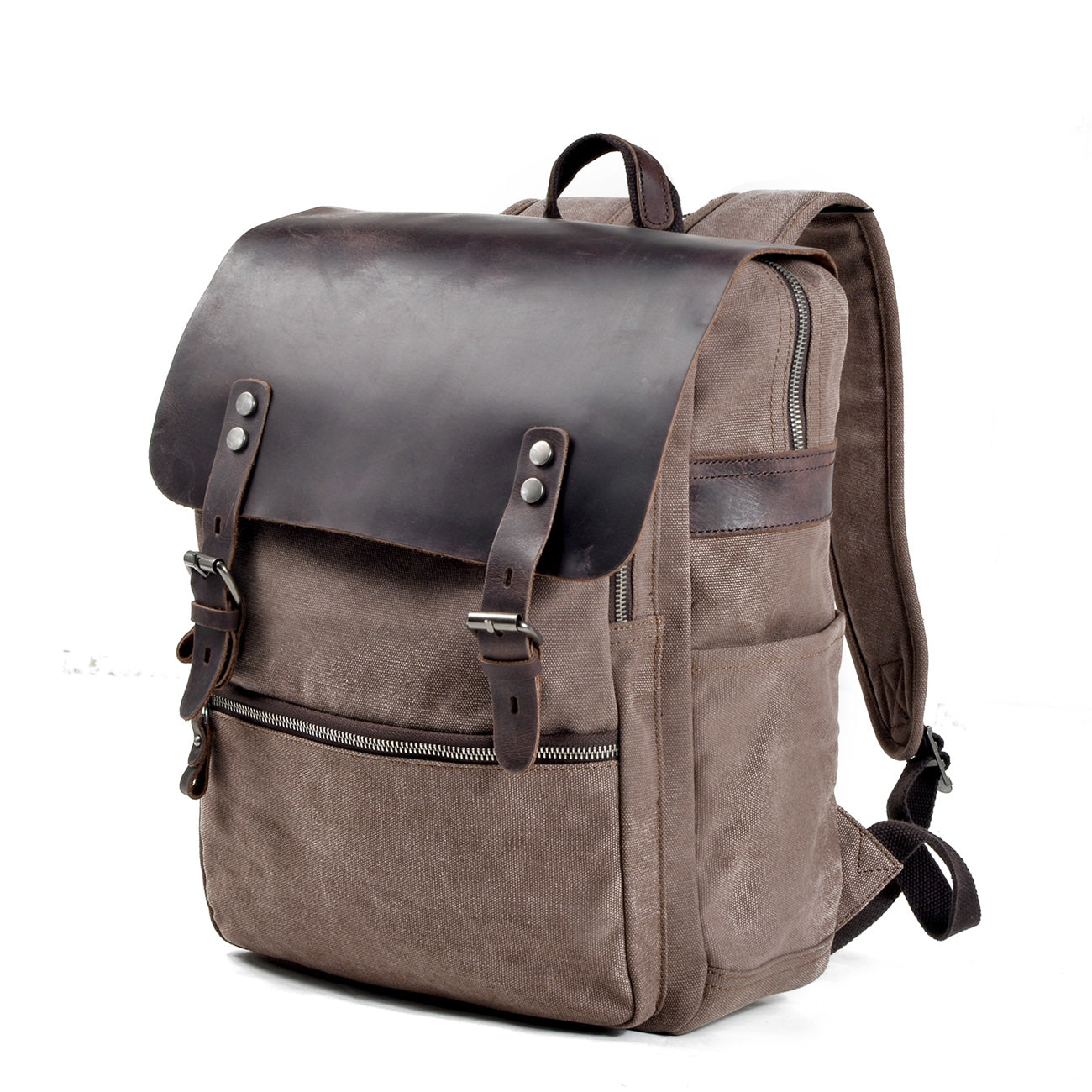 Reine - Cotton canvas backpack