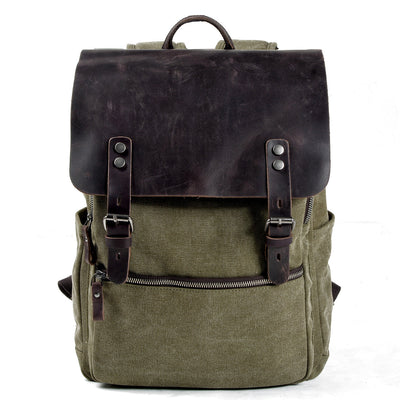Reine - Cotton canvas backpack