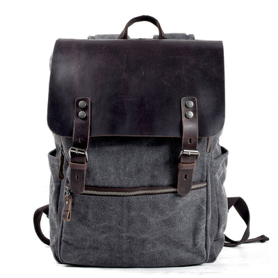 Reine - Cotton canvas backpack