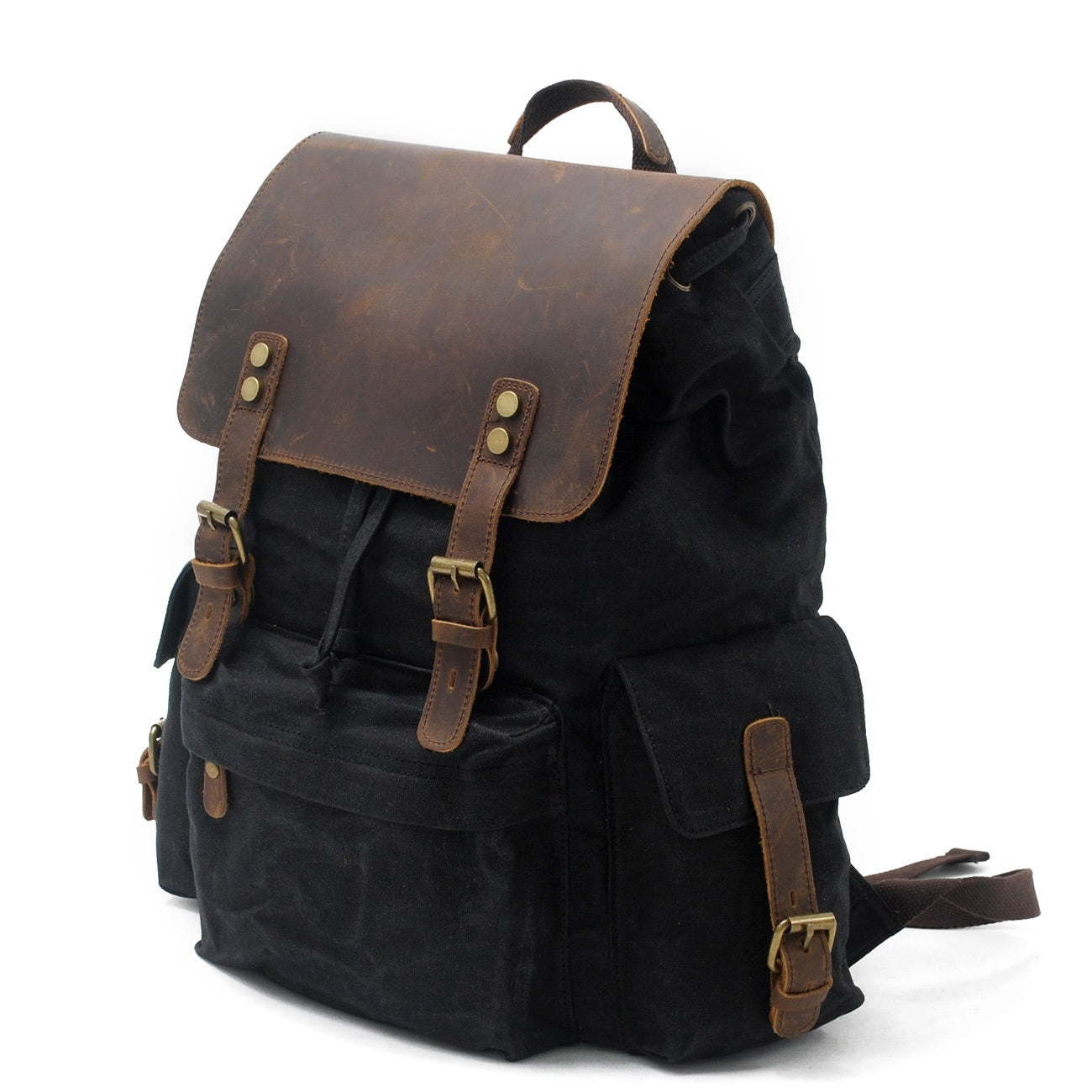 Copenhagen - Backpack made from wax-coated canvas