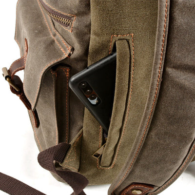 Montreux - Canvas backpack with drawstring closure