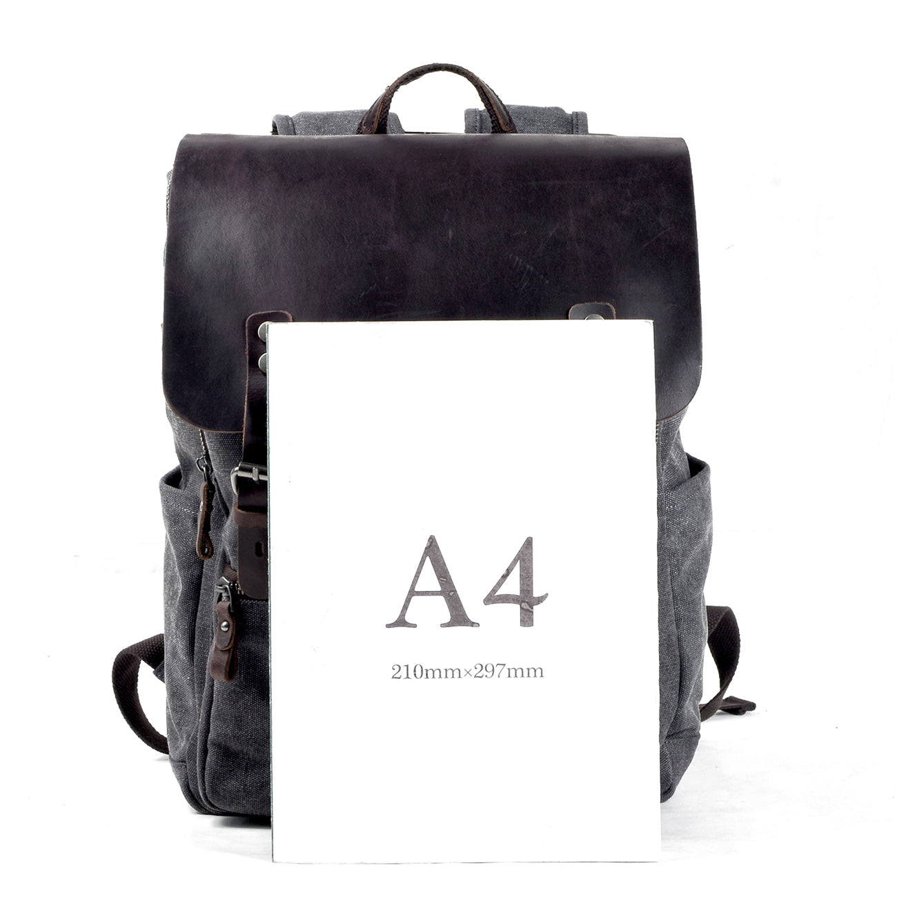 Reine - Cotton canvas backpack