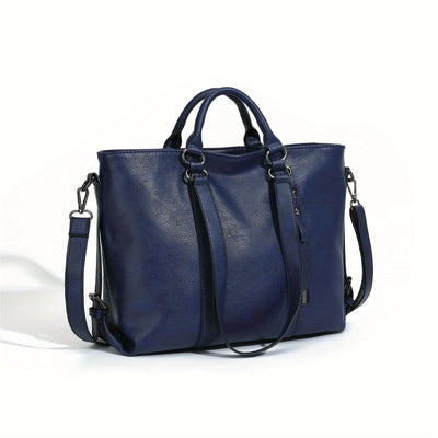Melanie - Faux Leather Tote Bag