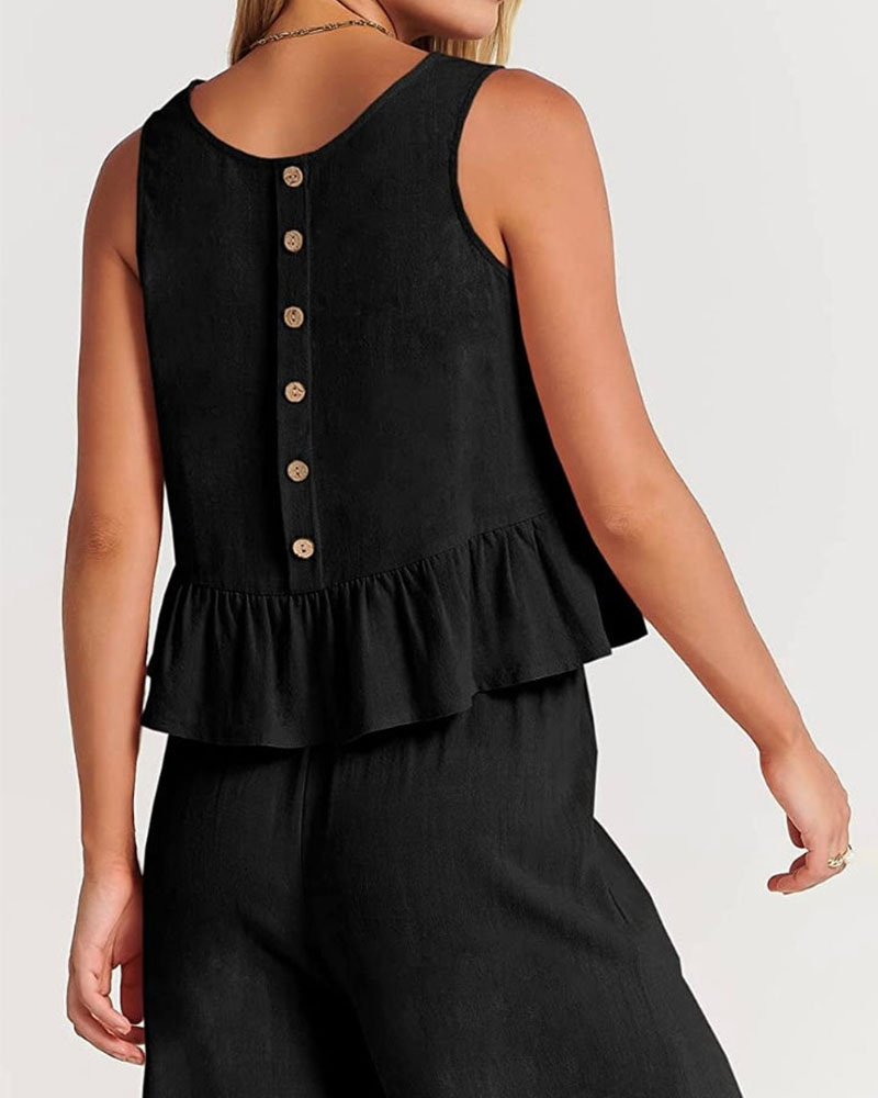 Chic Ruffled Set