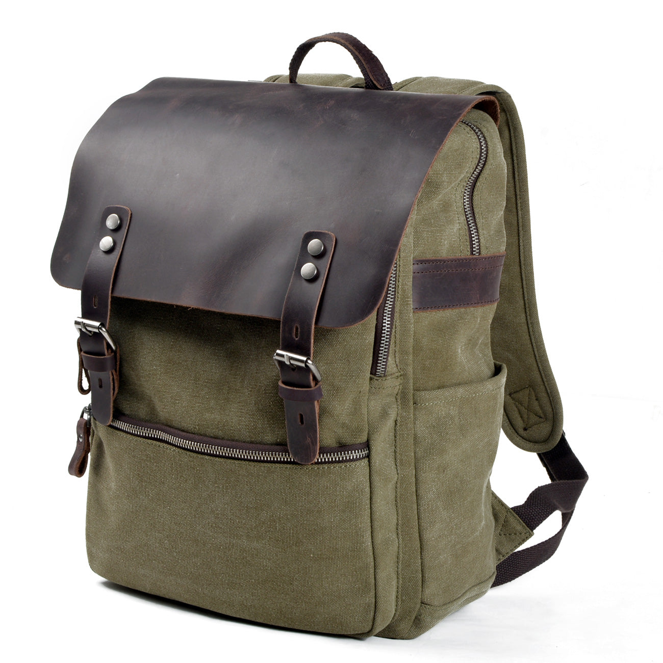 Reine - Cotton canvas backpack