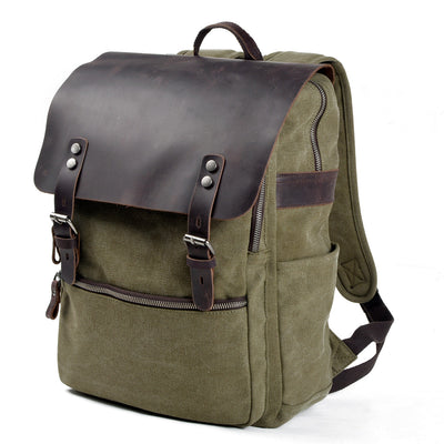 Reine - Cotton canvas backpack