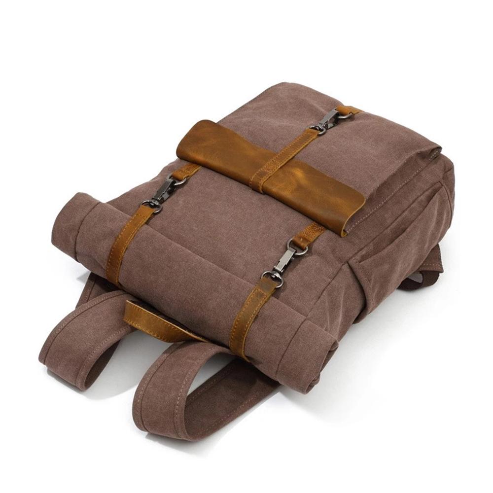 Zurich - Retro canvas backpack