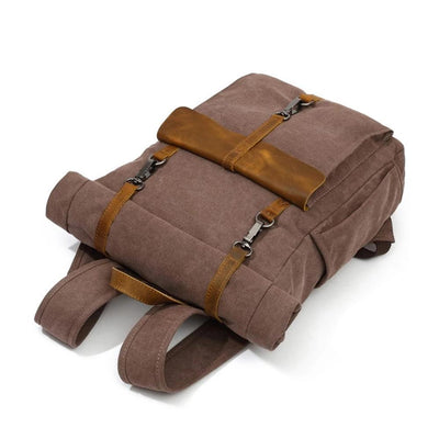 Zurich - Retro canvas backpack