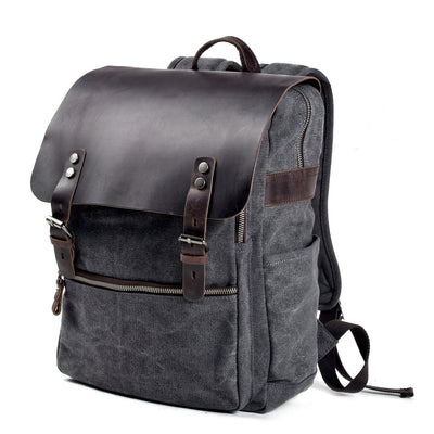 Reine - Cotton canvas backpack