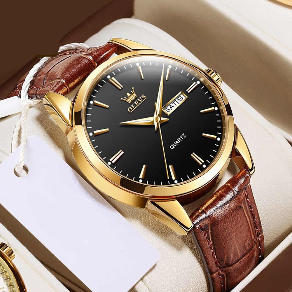 Luxurious Leather Business Watch