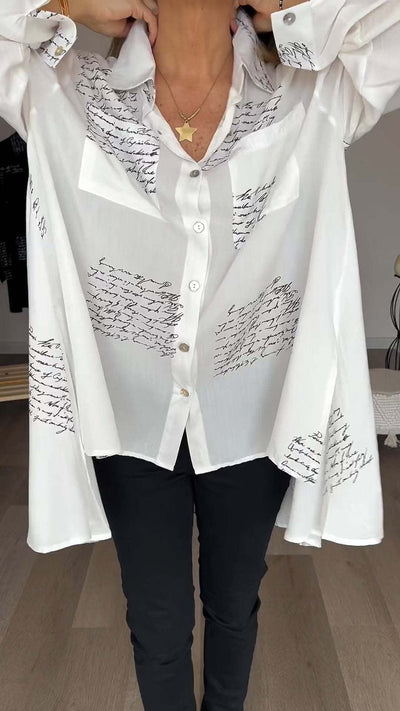 Nadia | Artistic Button-up Shirt
